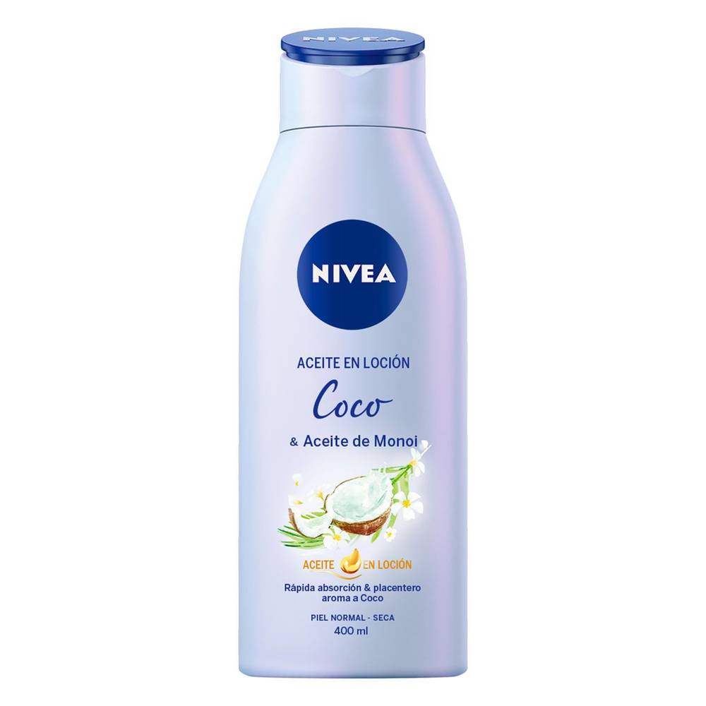 Aceite en loción coco NIVEA 400 ml