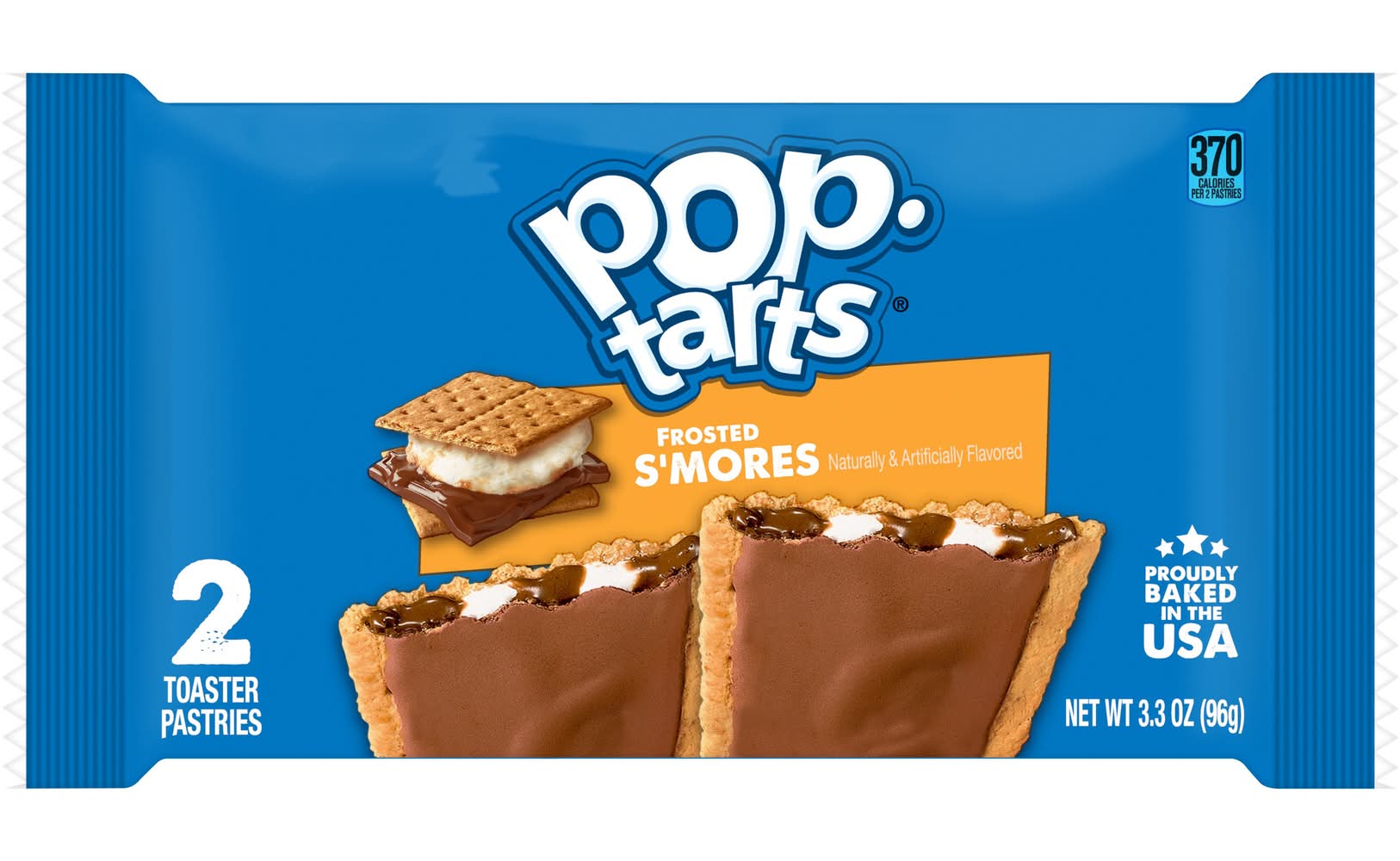 Pop-Tarts Toaster Pastries, Frosted S'mores (3.3 oz, 2 ct)