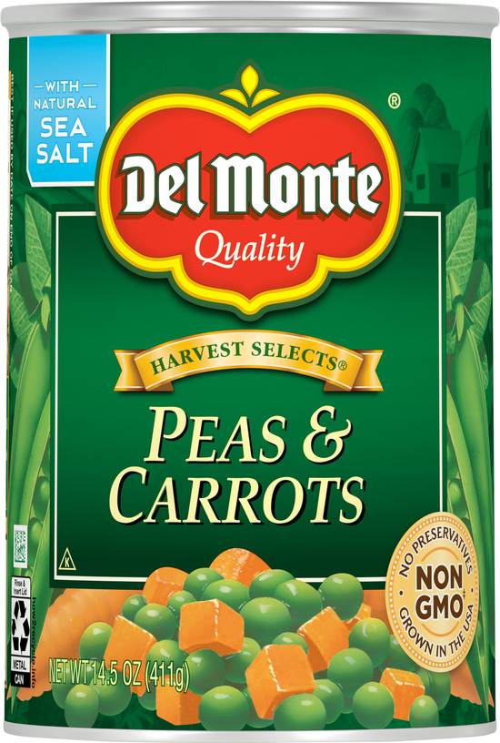Del Monte Harvest Selects Peas & Carrots With Natural Sea Salt