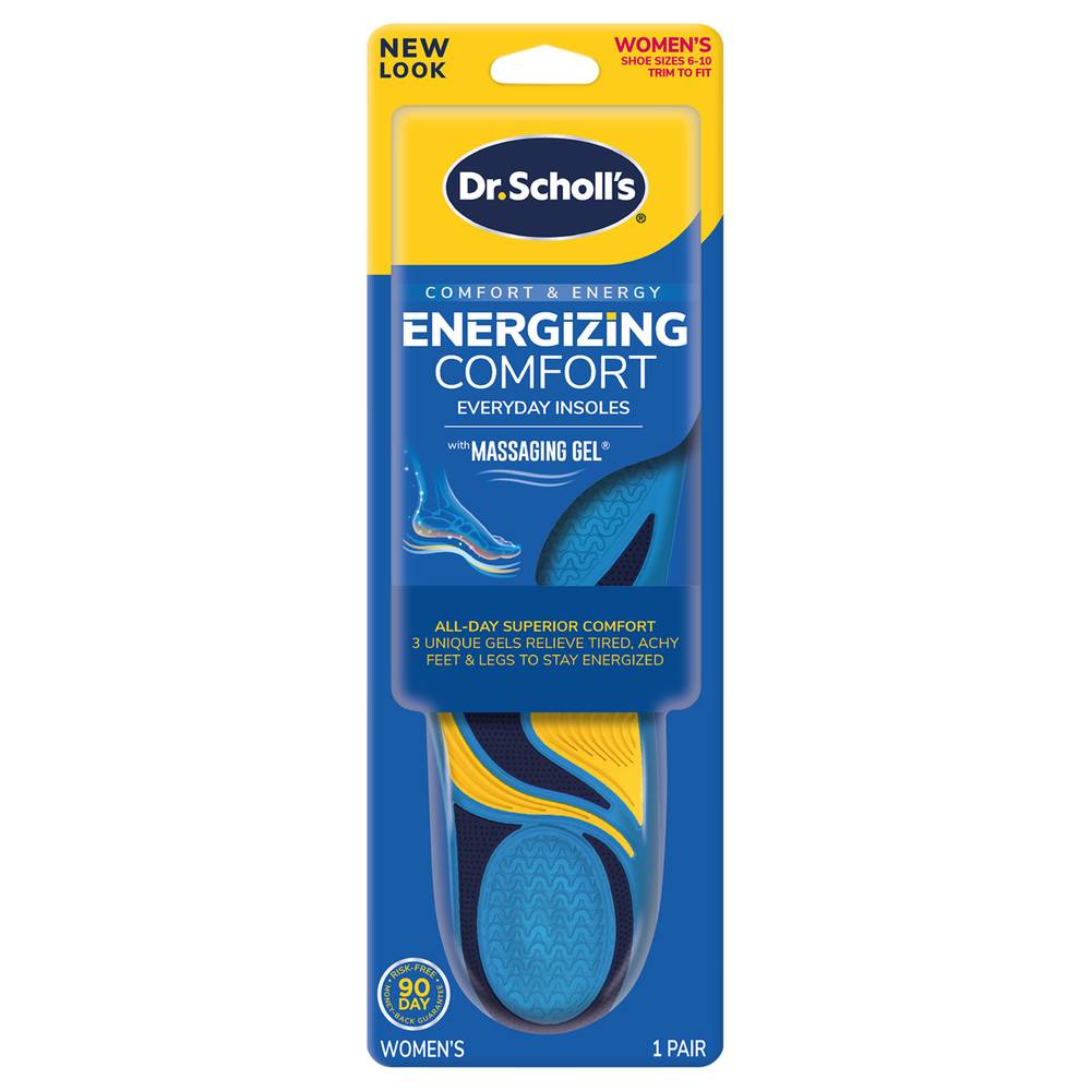 Dr. Scholl's Energizing Comfort Massaging Gel Women Insoles