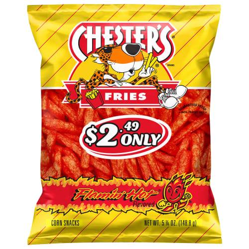 Chester's · Fries Flamin' Hot Flavored Corn Snacks (5.3 oz)