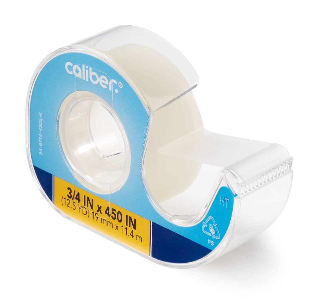Caliber Invisible Tape, 19mm*11.4m (3 ct)