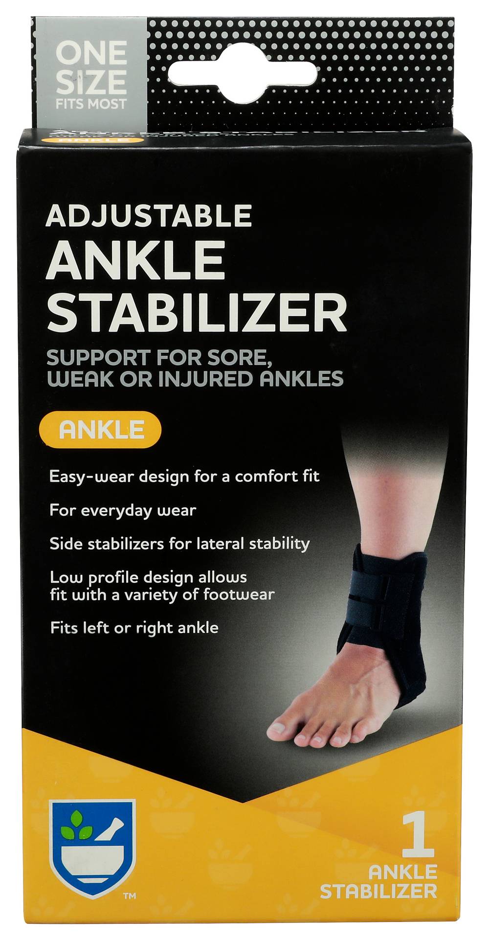 Rite Aid Adjustable Ankle Stabilizer (one /black)