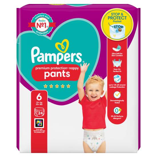 Pampers Pants Premium Protection Nappy Pants (size 6)