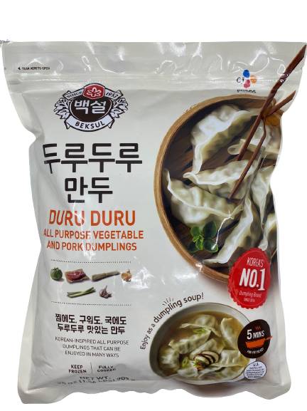 CJ Foods Duru Duru All Purpose Vegetable and Pork Dumplings (25 oz)