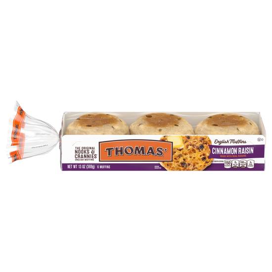 Thomas Cinnamon and Raisin English Muffins (6 ct)