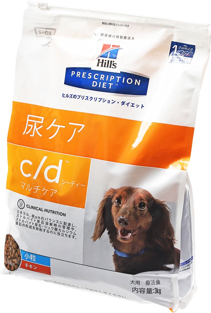Hill's c/d マルチケア 小粒 3kg 尿ケア➕体重管理 犬用品 Hill's 犬用 c/d 尿ケア 小粒 3kg