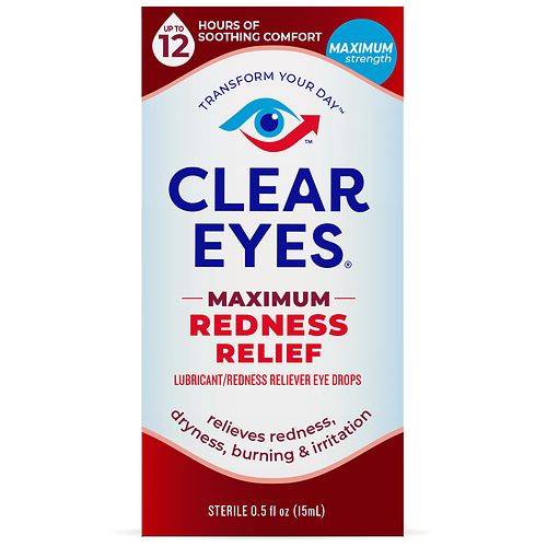 Clear Eyes Maximum Redness Relief Eye Drops - 0.5 fl oz