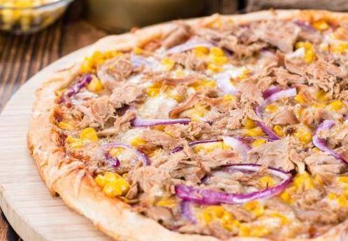 Pizza thon oignons
