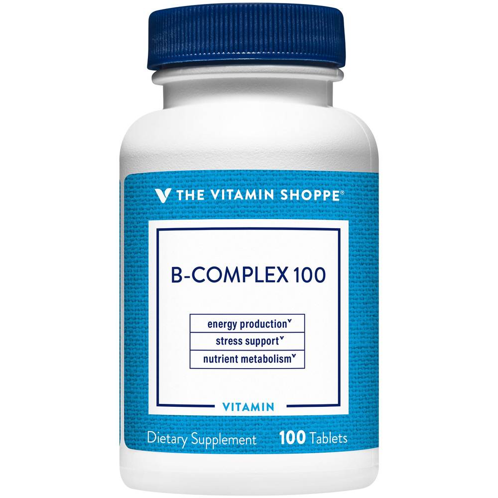 Vitamin B-Complex 100 - Energy Production, Stress Support, & Nutrient Metabolism (100 Tablets)