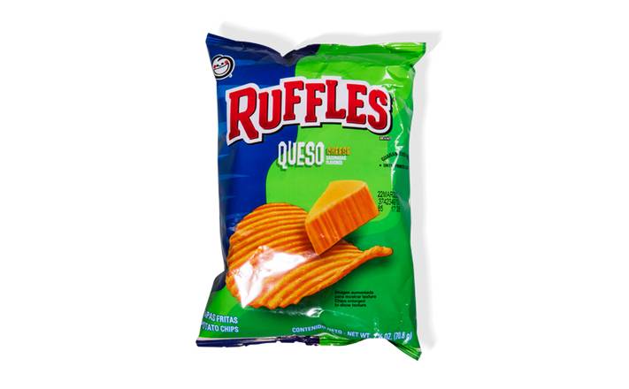 Frito Lay Ruffles Queso Chips , 2.5 oz