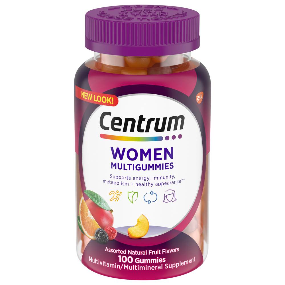 Centrum Fruit Flavors Women Multigummies (100 ct)