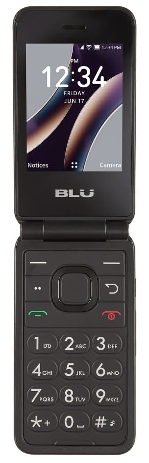 Blu Tracfone 8gb Prepaid Feature Phone, Black