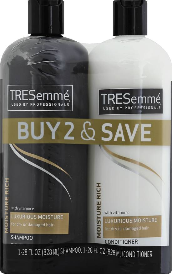 Tresemmé Luxurious Moisture Rich Shampoo & Conditioner (2 ct)