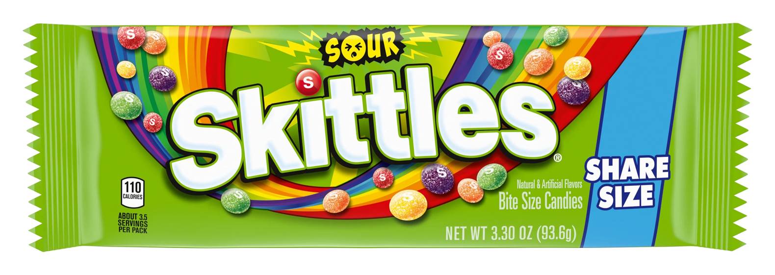 Skittles Sour Share Size 3.3oz