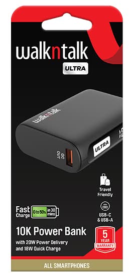 WalknTalk Ultra Fast Charge Power Bank