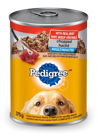 Pedigree Wet Chopped Ground Beef Dinner (375 g)