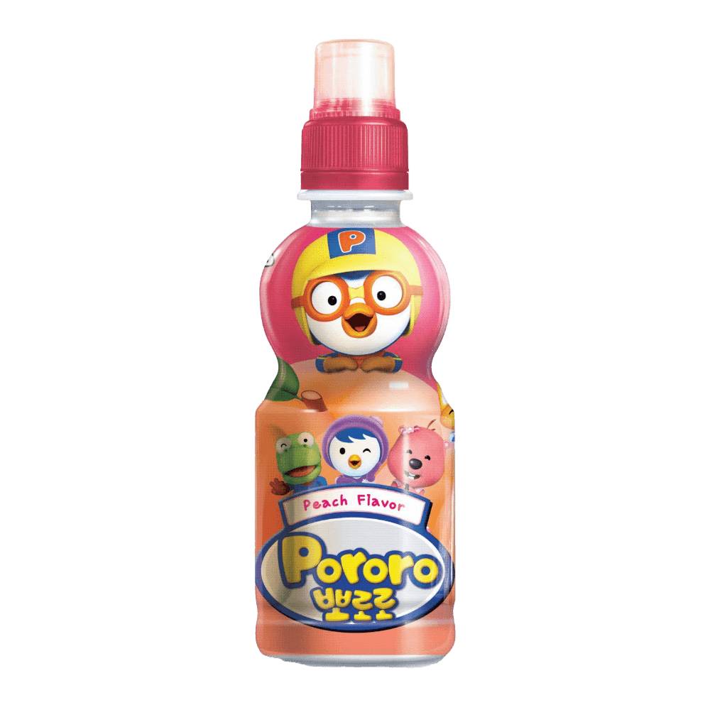 Paldo Pororo Penguin Drink, Peach (235 ml)