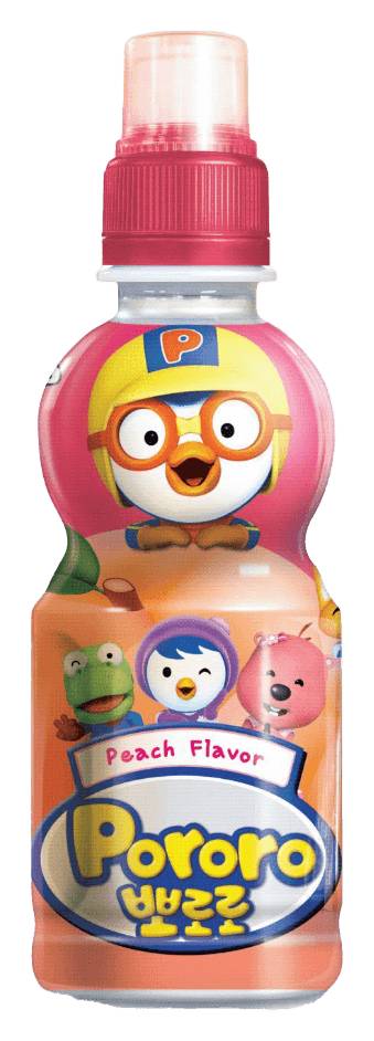 Paldo Pororo Penguin Drink, Peach (235 ml)