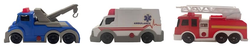 Toy Light Up Emergency Vehicles With Sound