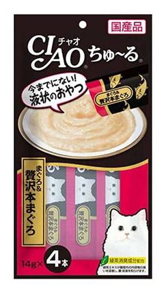 【ciao】啾嚕肉泥-(奢華鮪魚)14g*4入#20616632