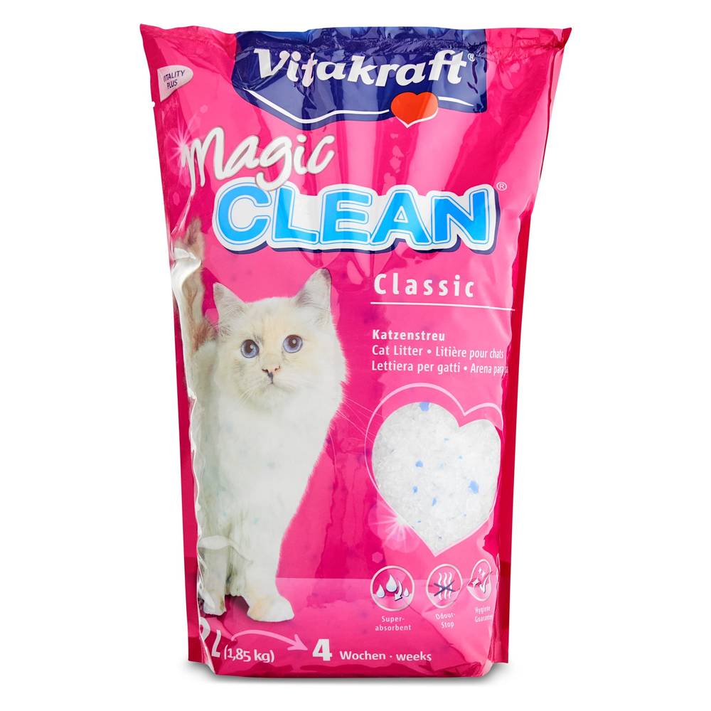 Arena Para Gatos Magic Clean Vitakraft Bolsa 1.85 Kg