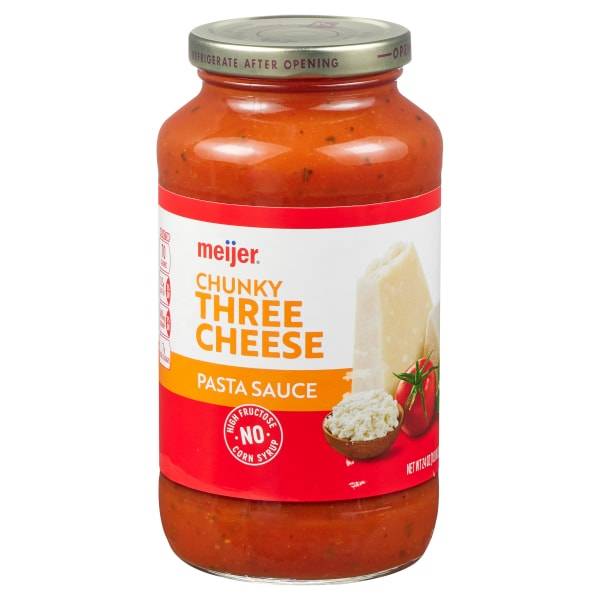 Meijer Chunky Three Cheese Pasta Sauce (1.5 lbs)