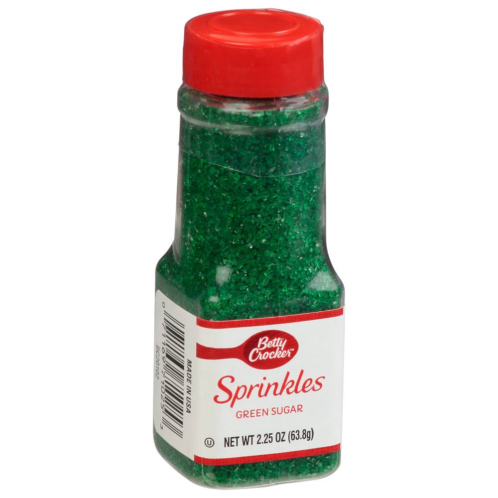 Betty Crocker Green Sugar Sprinkles (2.25 oz)