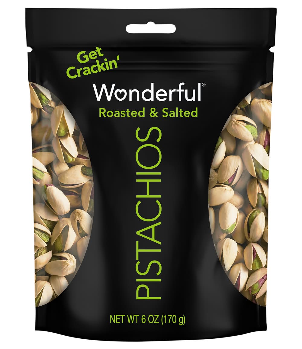 Wonderful Roasted & Salted Pistachios (6 oz)