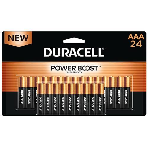 Duracell Coppertop Alkaline Batteries - AAA 24.0 ea
