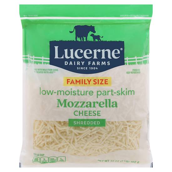Lucerne Family Size Low-Moisture Shredded Mozzarella Cheese (32 oz)