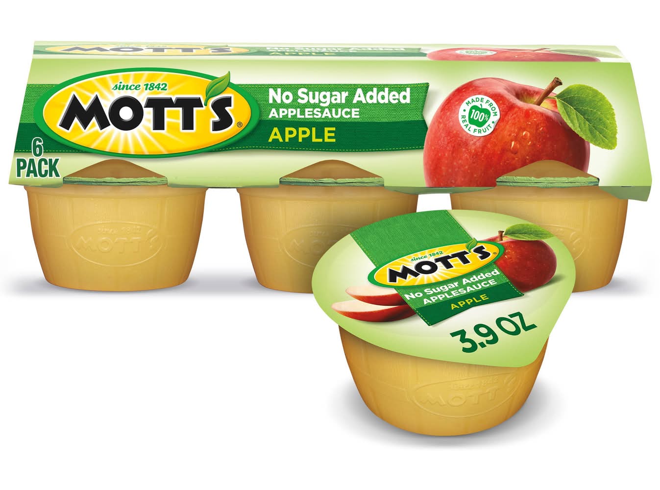Mott's Unsweetened Applesauce Cups - 23.4oz/6ct