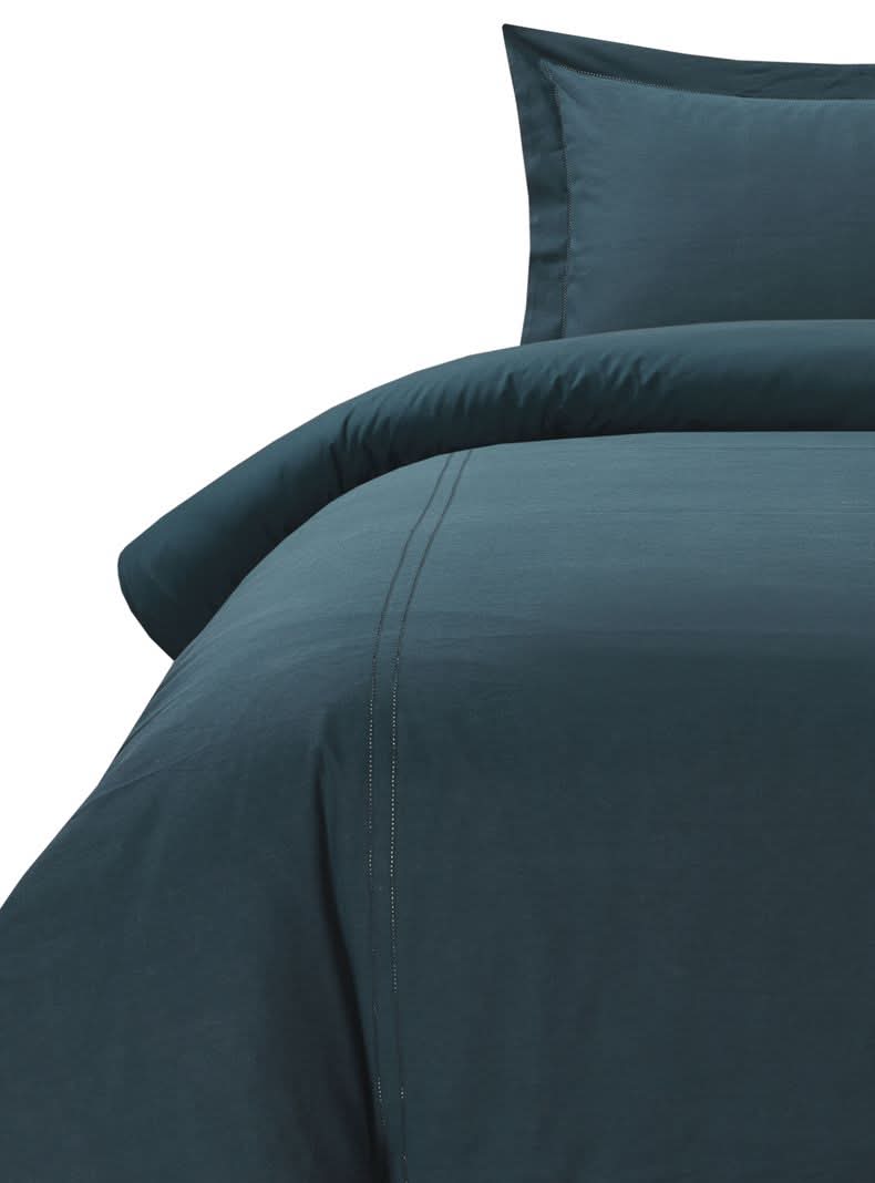 Alaniz home Fundade Plumón 1 Plaza Lino azul marino talla única