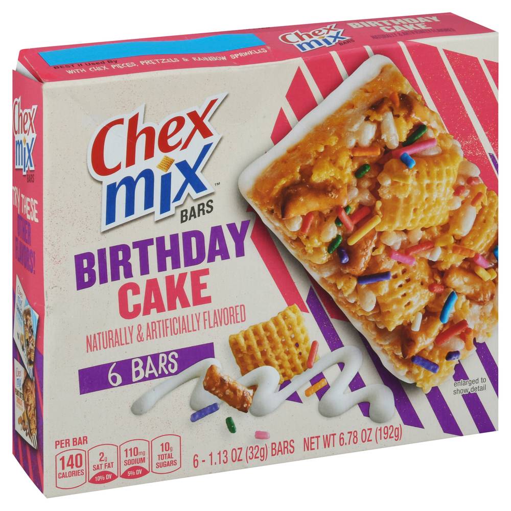 Chex Mix Birthday Cake Bars (6 ct)