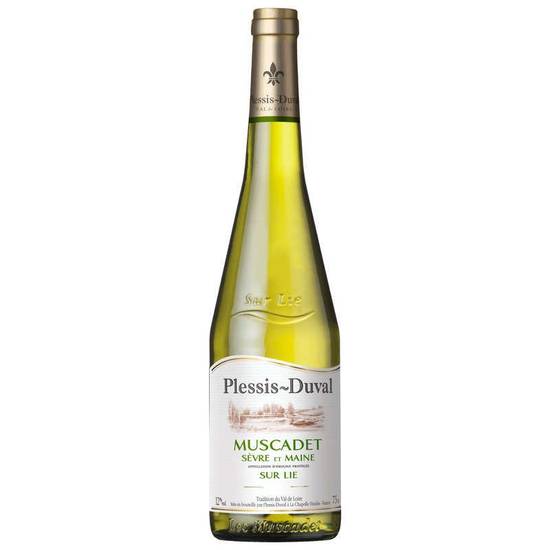 Plessis Duval Vin AOC Muscadet Sèvre et Maine Sur Lie Blanc 75cl
