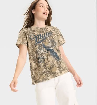 Miller Pheasant Short Sleeve Graphic T-Shirt, Women, XXL