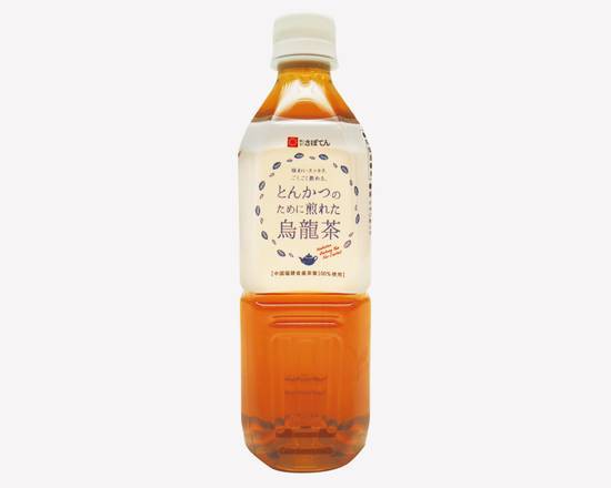 とんかつのために煎れた烏龍茶 Oolong Tea