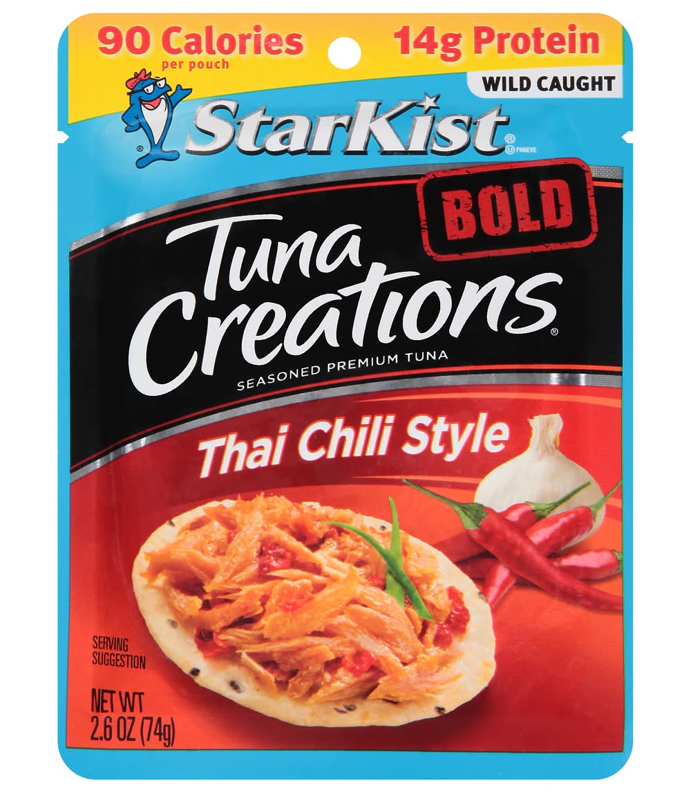 StarKist Premium Seasoned Tuna Creations Premium Bold Thai Chili Style, Thai Chili (2.6 oz)