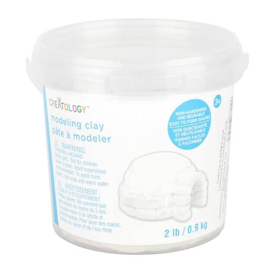 2Lb. White Modeling Clay By Creatology