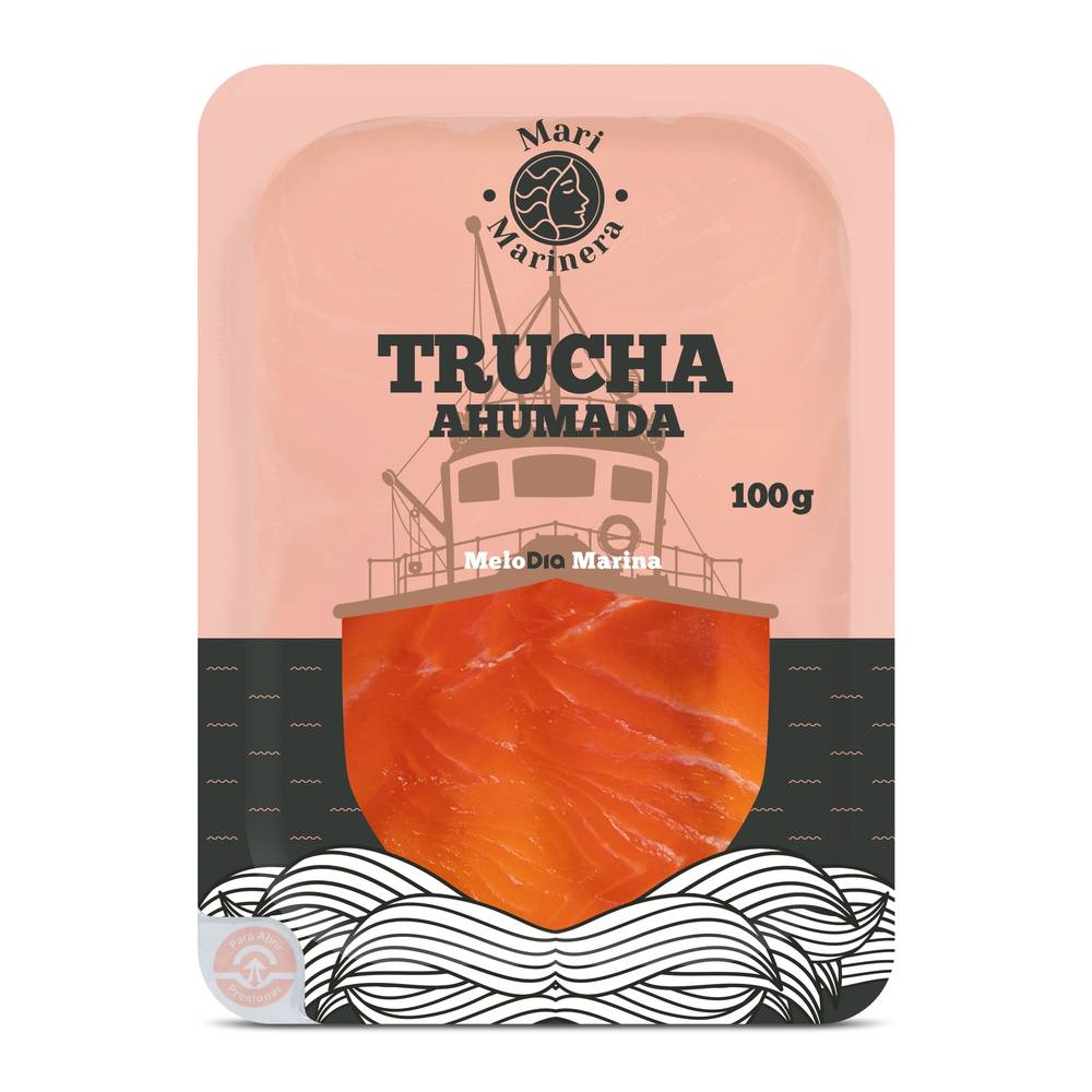 Trucha Ahumada Mari Marinera De Dia Bandeja 100 G