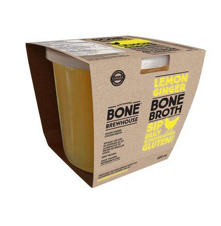 Bone Brewhouse Lemon Ginger Chicken Bone Broth (600 ml)