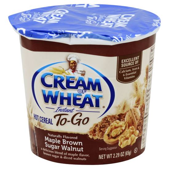 Cream Of Wheat Instant Maple Brown Sugar With Real Walnuts Hot Cereal