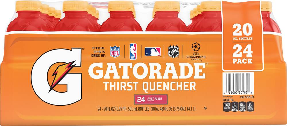 Gatorade Thirst Quencher Orange / 24 20 fl oz Bottles