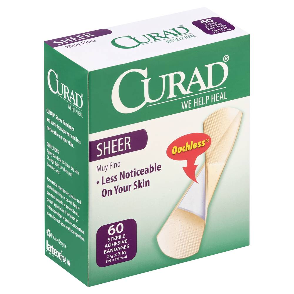 Curad Sheer Bandages (60 ct)