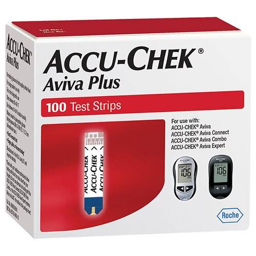 Accu-Chek Aviva Plus Test Strips - 100.0 ea
