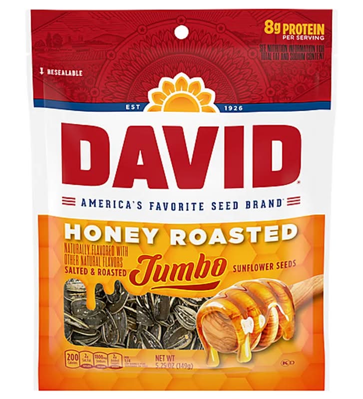 David Honey Roasted Jumbo Sunflower Seeds