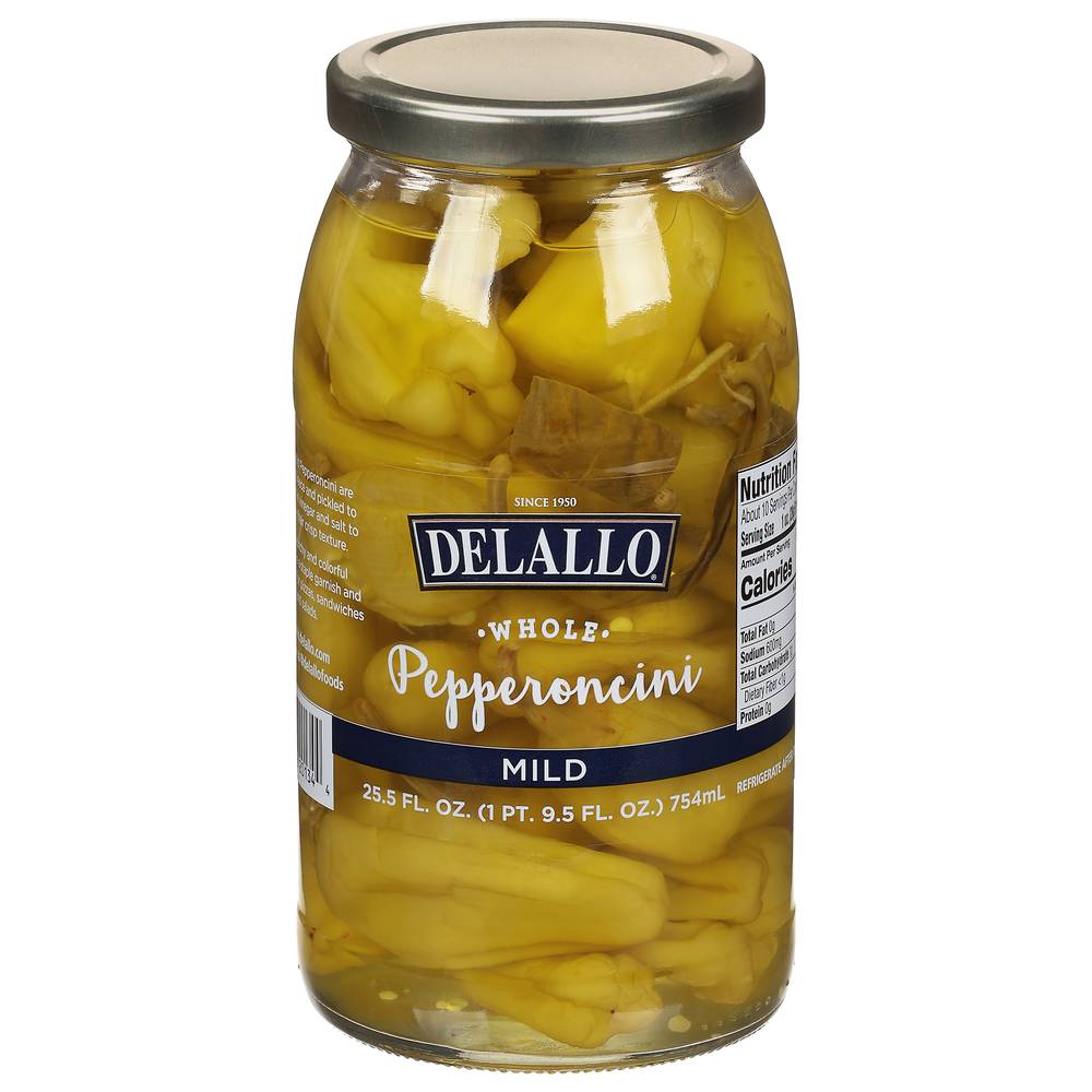 DeLallo Super Select Mild Pepperoncini (25.5 fl oz)