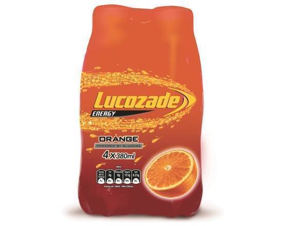 Lucozade Energy Orange 4x380ml