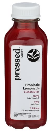 Pressed Juicery Elderberry Probiotic Lemonade
