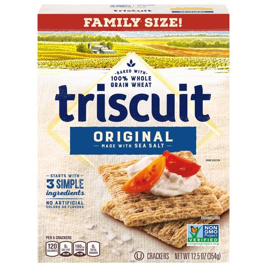 Triscuit Original Whole Grain Wheat Crackers